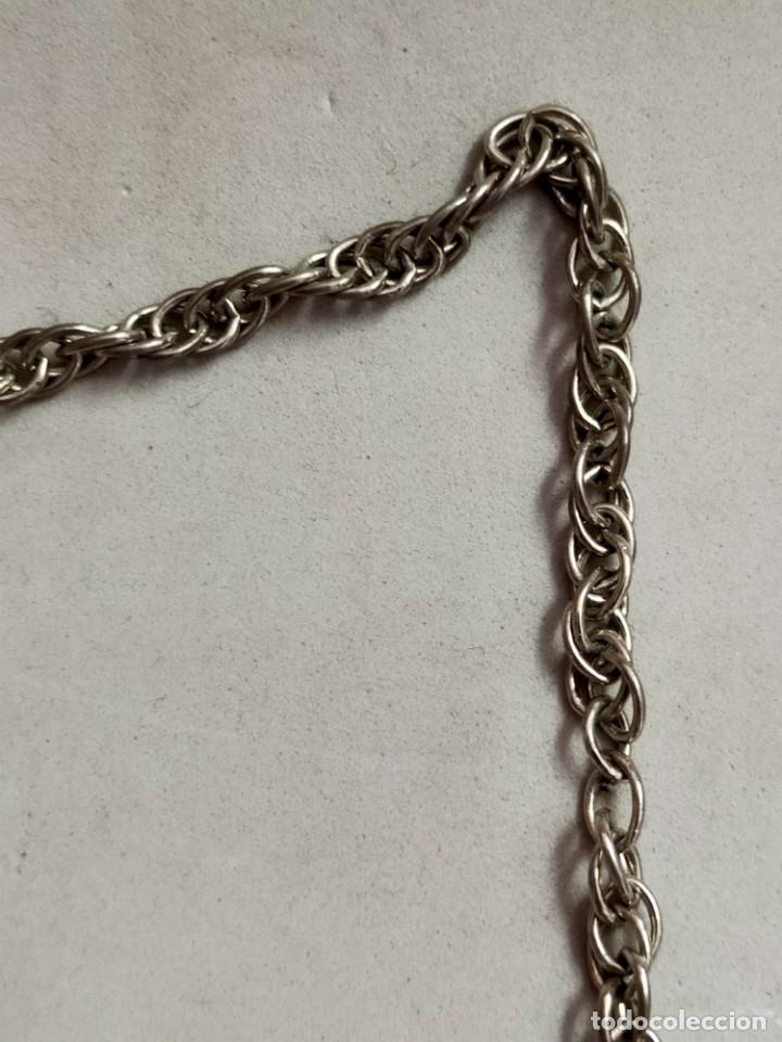 Joyeria: CADENA DE METAL PLATEADO, ESLABON GRANDE - Foto 4