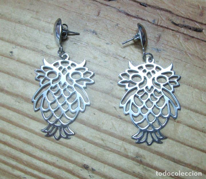 Joyeria: BONITOS PENDIENTES BUHOS DE LA SUERTE ESTILO BOHO - Foto 1