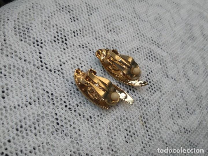Joyeria: Pendientes clip turquesa vintage - Foto 5