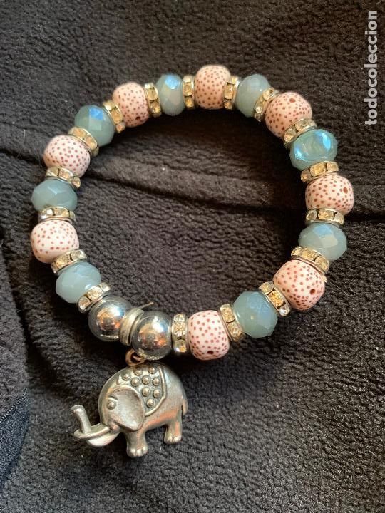 Joyeria: Bonita pulsera con elefante. Elastica. - Foto 1