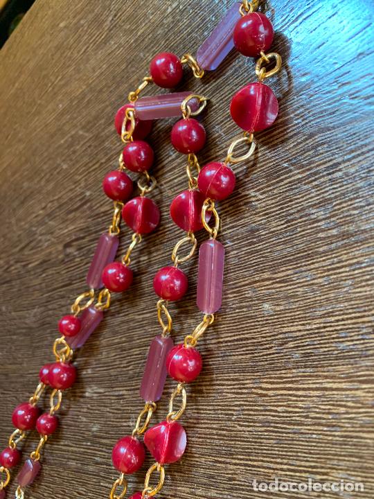 Joyeria: Espectacular collar de material plastico simil perlas - Foto 2
