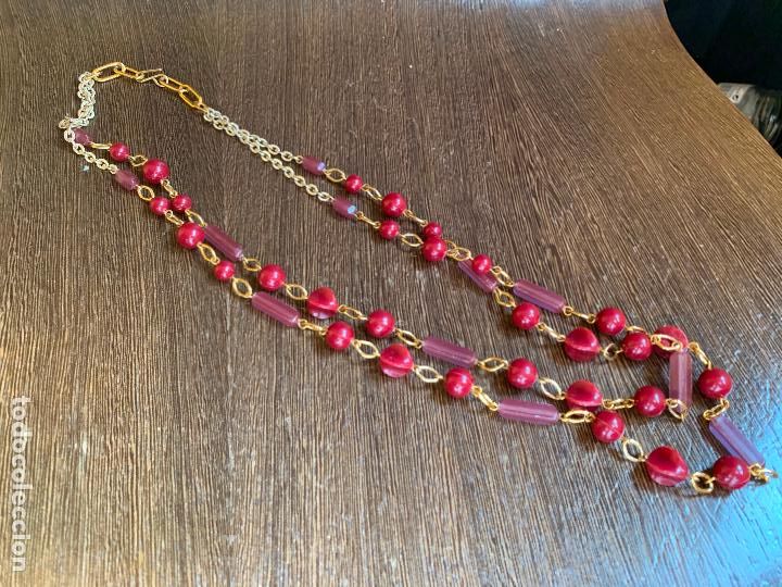 Joyeria: Espectacular collar de material plastico simil perlas - Foto 1