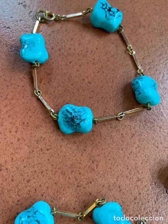 Joyeria: Espectacular juego de collar y pulsera, absolutamente vintage . Impecable - Foto 7