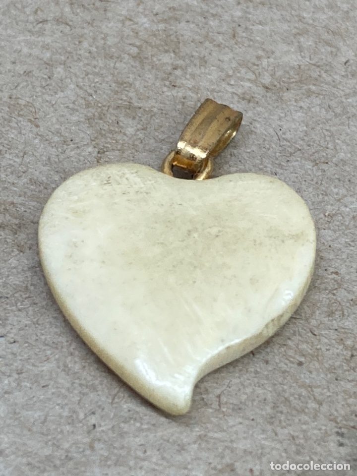 Joyeria: Colgante de plata y hueso /c503 - Foto 1