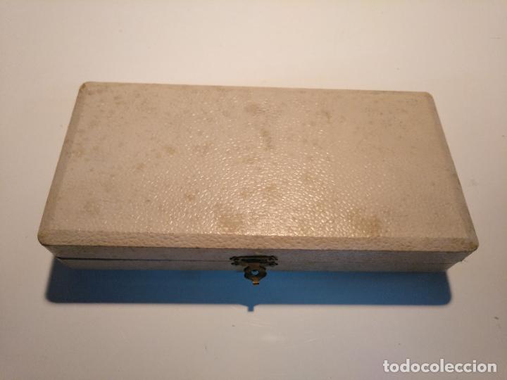 Joyeria: Cuchara antigua de plata con estuche - Foto 5