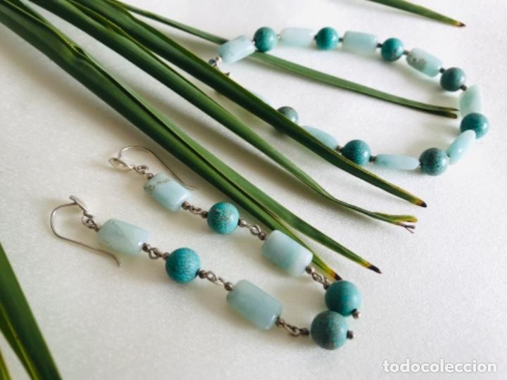 Joyeria: Pendientes de plata y piedras - Foto 1