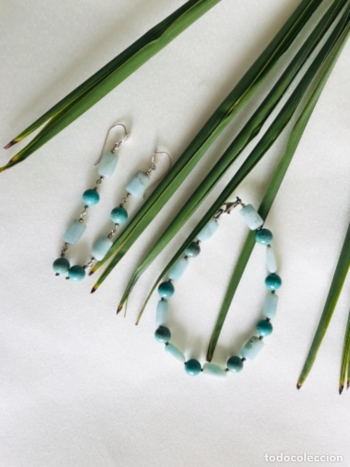 Joyeria: Pendientes de plata y piedras - Foto 2