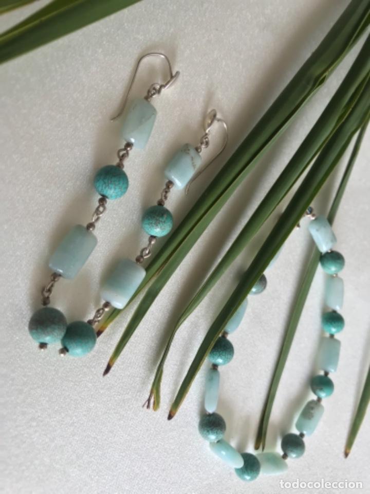 Joyeria: Pendientes de plata y piedras - Foto 3