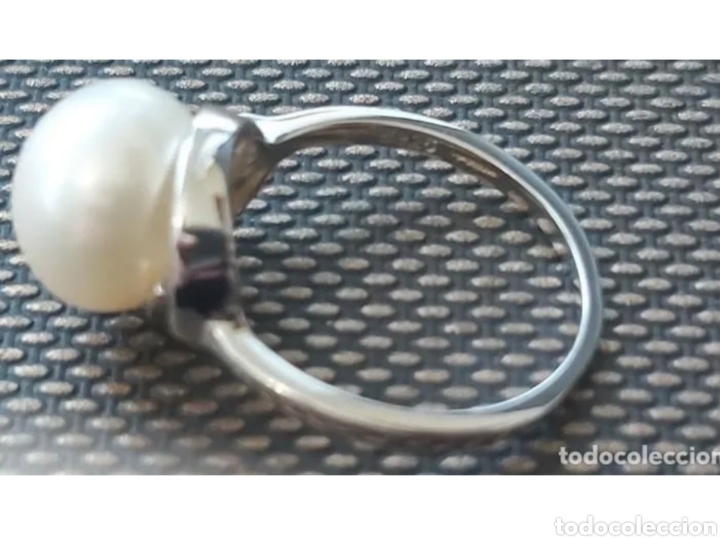 Joyeria: juego de pendientes y anillo de agua dulce - Foto 7