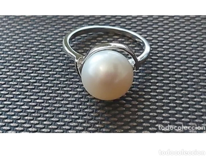 Joyeria: juego de pendientes y anillo de agua dulce - Foto 3
