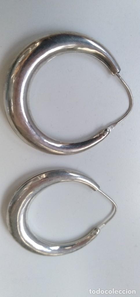 Joyeria: Pendientes de aro de metal, ferromagn&eacute;tico - Foto 1