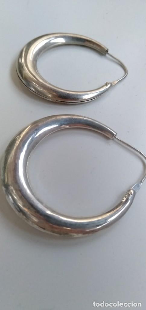 Joyeria: Pendientes de aro de metal, ferromagn&eacute;tico - Foto 3