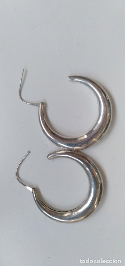 Joyeria: Pendientes de aro de metal, ferromagn&eacute;tico - Foto 5