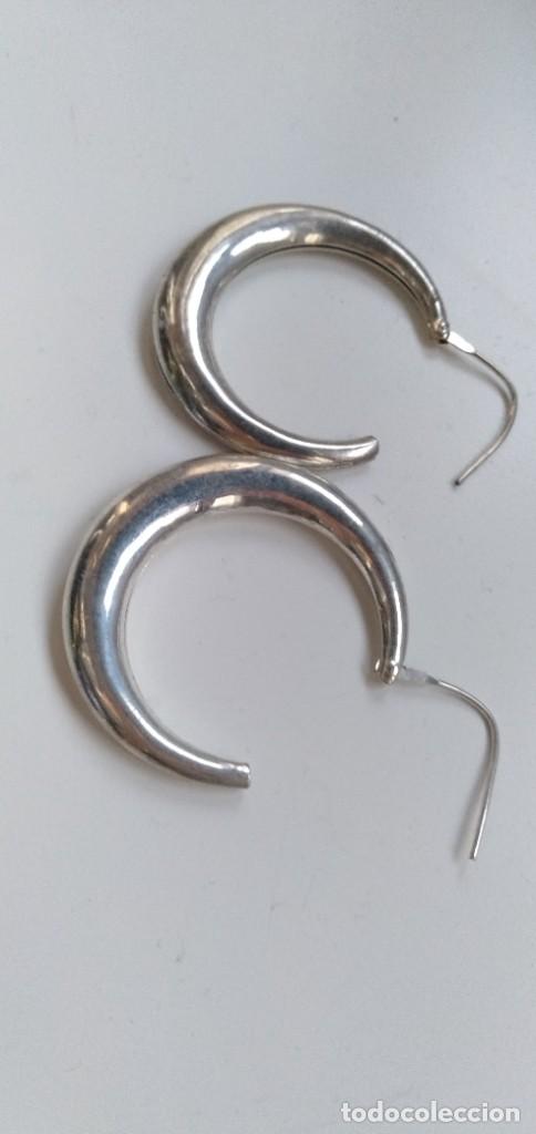 Joyeria: Pendientes de aro de metal, ferromagn&eacute;tico - Foto 6