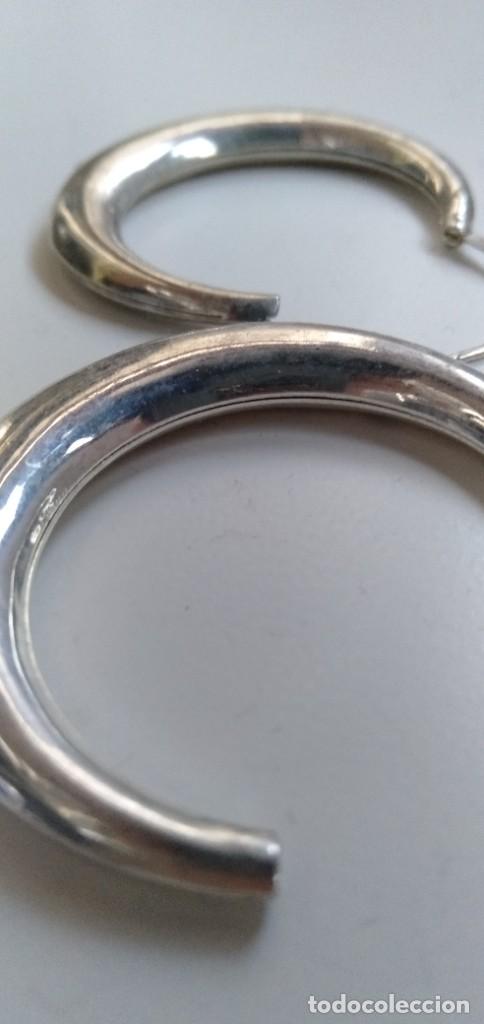Joyeria: Pendientes de aro de metal, ferromagn&eacute;tico - Foto 7