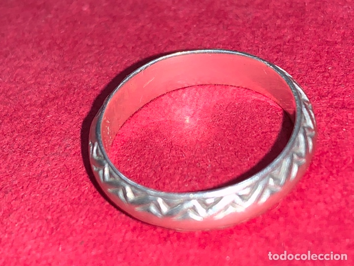 Schmuck: Bonito anillo de plata de ley en forma de aro