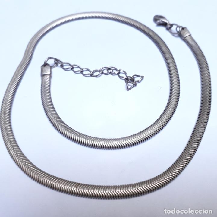 Joyeria: Collar malla de plata - Foto 1