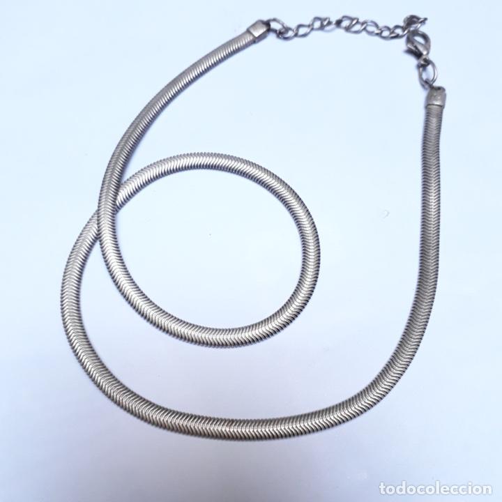 Joyeria: Collar malla de plata - Foto 2