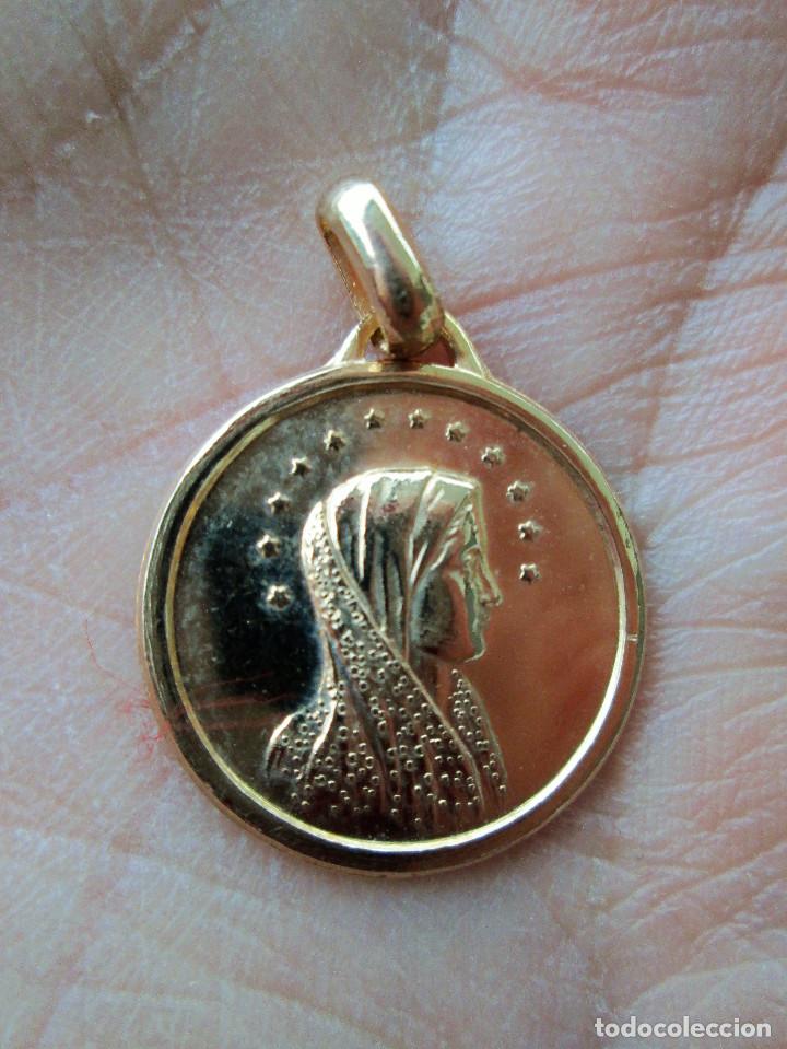 Joyeria: MEDALLA VIRGEN - CHAPADO EN ORO - Foto 3