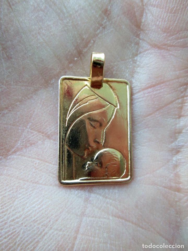 Joyeria: MEDALLA VIRGEN CON EL NI&Ntilde;O - CHAPADO EN ORO - Foto 1