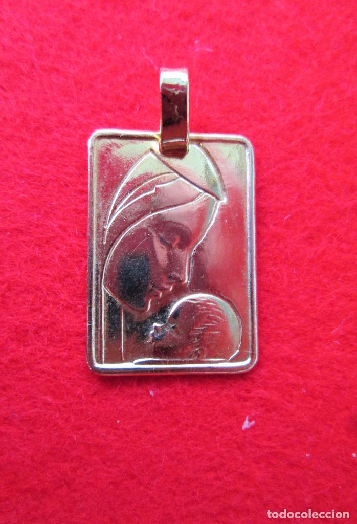 Joyeria: MEDALLA VIRGEN CON EL NI&Ntilde;O - CHAPADO EN ORO - Foto 2