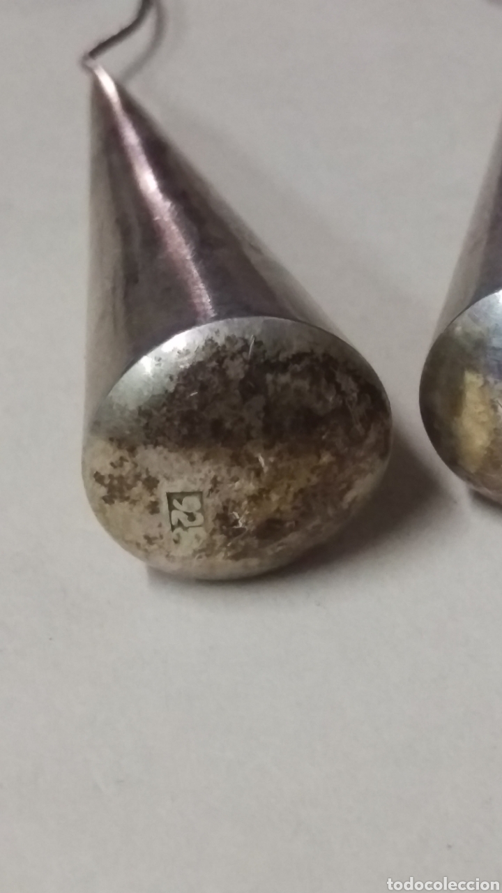 Joyeria: Pareja de pendientes de plata contrastada - Foto 4