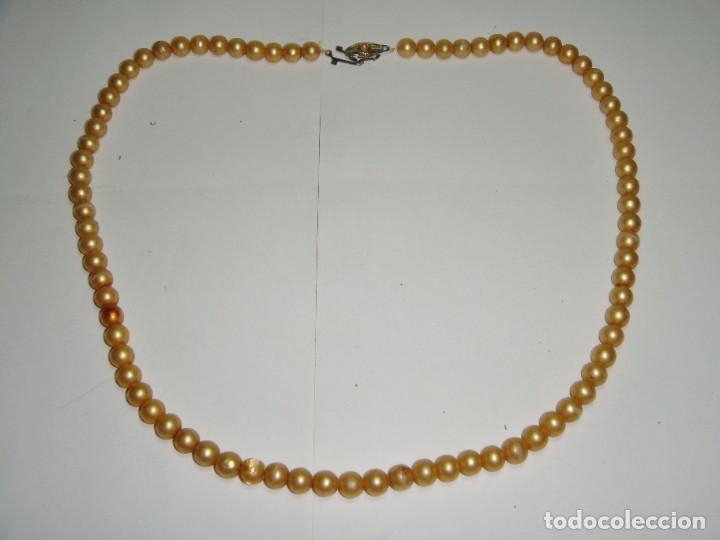 Joyeria: Antiguo Collar de perlas. (29 cm) - Foto 1