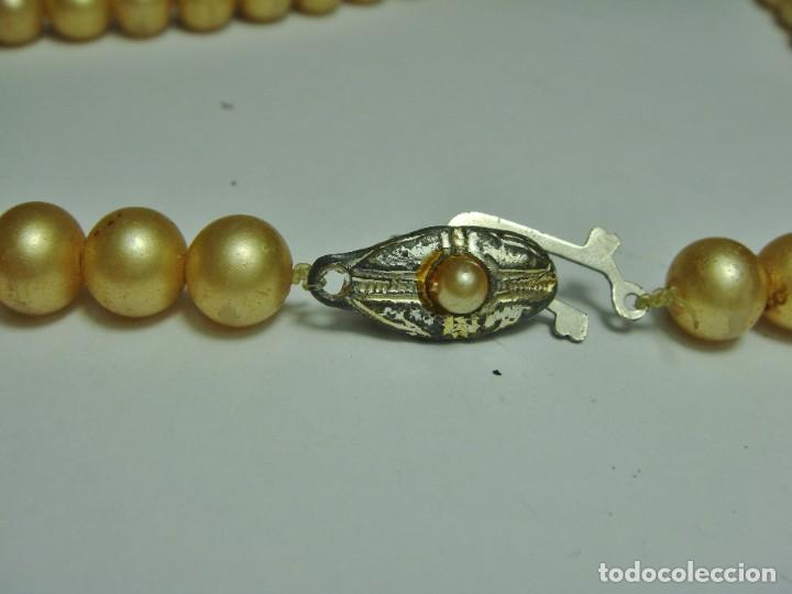 Joyeria: Antiguo Collar de perlas. (29 cm) - Foto 4