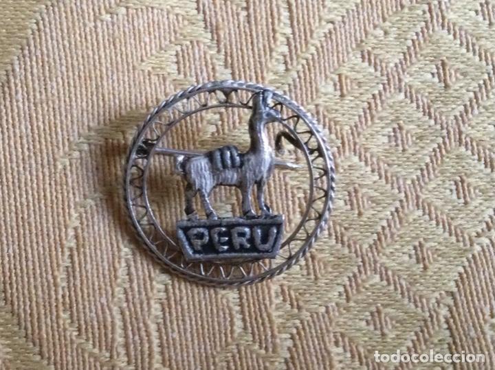 Joyeria: ANTIGUO Y PEQUE&Ntilde;O BROCHE DE PLATA DE PERU - Foto 5