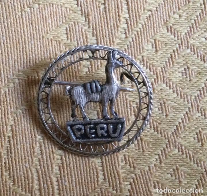 Joyeria: ANTIGUO Y PEQUE&Ntilde;O BROCHE DE PLATA DE PERU - Foto 3