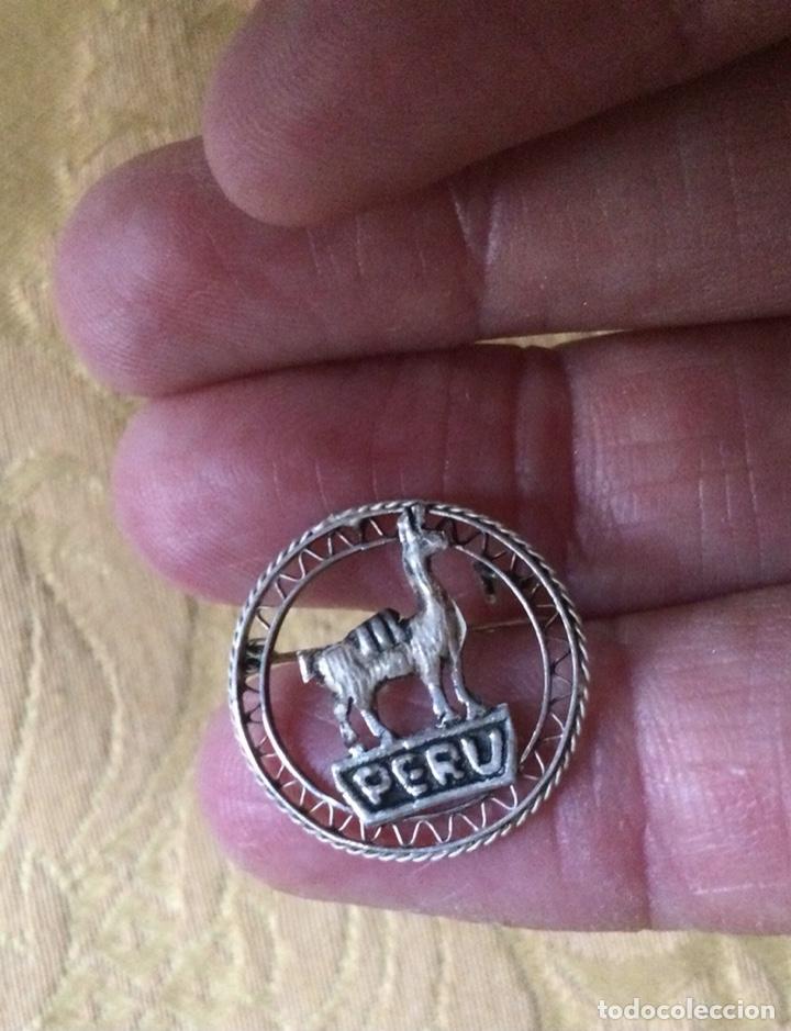 Joyeria: ANTIGUO Y PEQUE&Ntilde;O BROCHE DE PLATA DE PERU - Foto 4