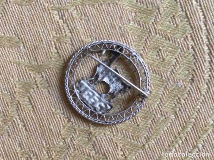 Joyeria: ANTIGUO Y PEQUE&Ntilde;O BROCHE DE PLATA DE PERU - Foto 6