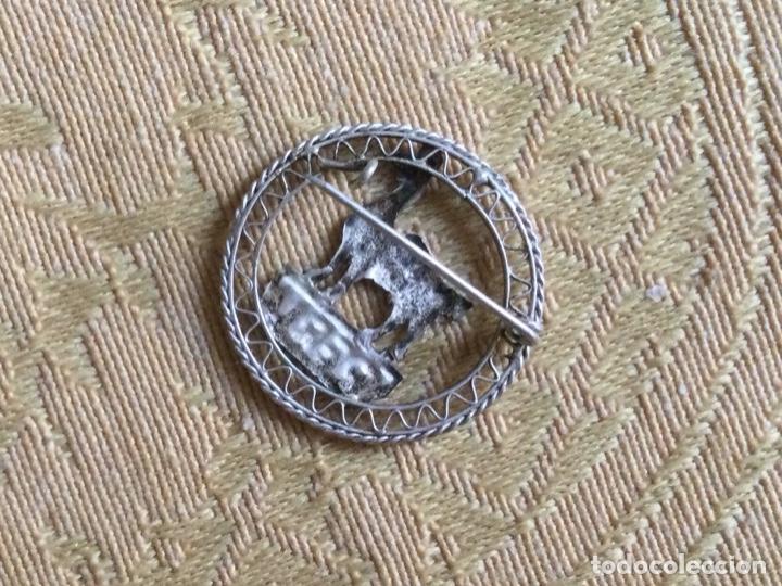 Joyeria: ANTIGUO Y PEQUE&Ntilde;O BROCHE DE PLATA DE PERU - Foto 8