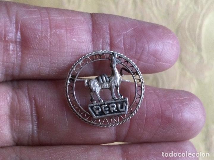 Joyeria: ANTIGUO Y PEQUE&Ntilde;O BROCHE DE PLATA DE PERU - Foto 7