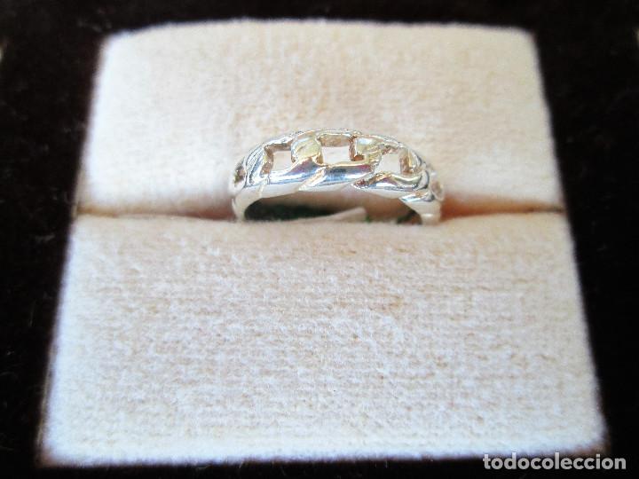 Joyeria: ANTIGUO ANILLO DE PLATA MACIZA - PUNZONADO - Foto 1