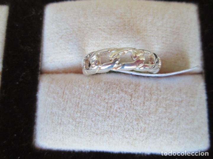 Joyeria: ANTIGUO ANILLO DE PLATA MACIZA - PUNZONADO - Foto 2