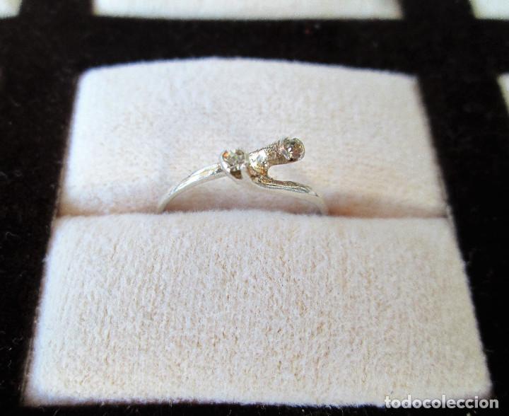 Joyeria: ANILLO DE PLATA CON CIRCONITAS - SIN ESTRENAR - Foto 2