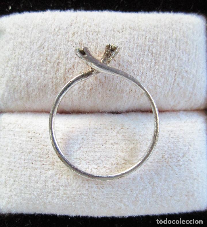 Joyeria: ANILLO DE PLATA CON CIRCONITAS - SIN ESTRENAR - Foto 3