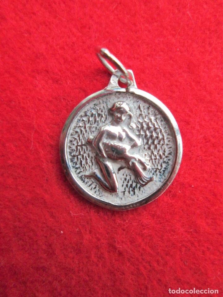 Joyeria: MEDALLA EN PLATA. - PLACA DEL HOROSCOPO - ACUARIO - Foto 1