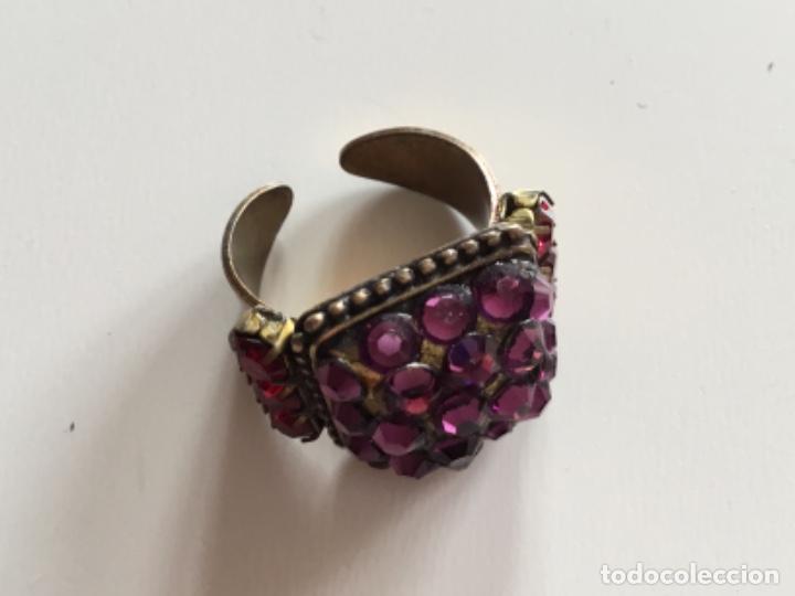 Joyeria: ESPECTACULAR SORTIJA DE CRISTAL FRANCESA. ABIERTA. - Foto 4