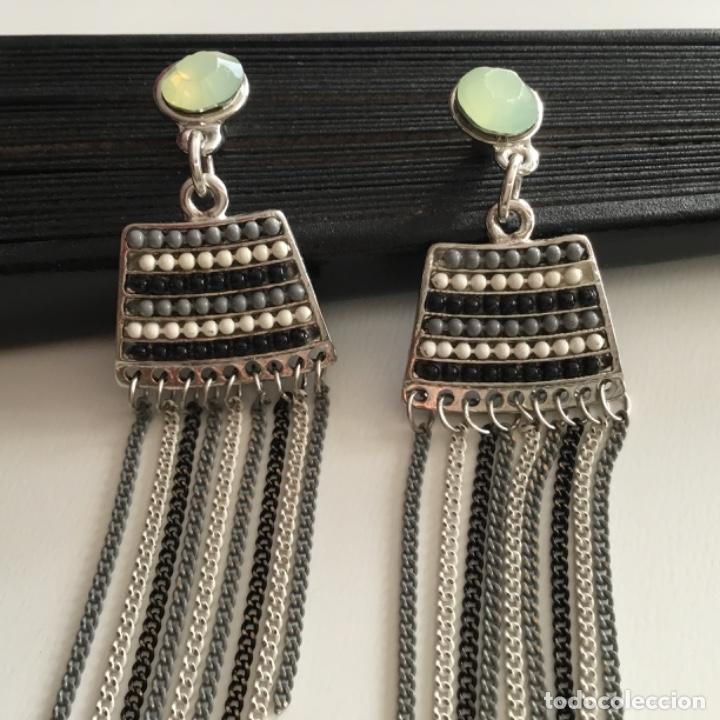 Joyeria: PENDIENTES DE METAL ESMALTADO Y CRISTAL - Foto 1