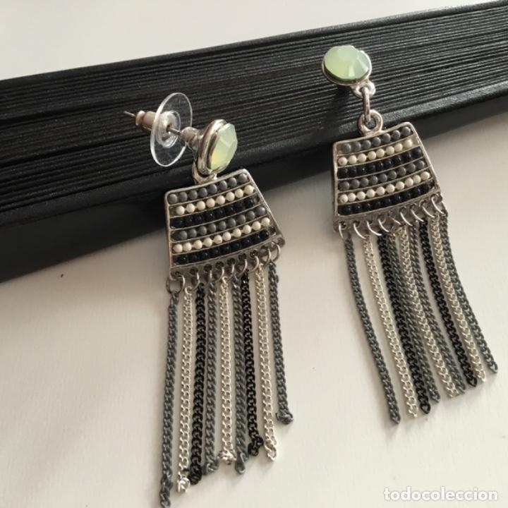 Joyeria: PENDIENTES DE METAL ESMALTADO Y CRISTAL - Foto 2