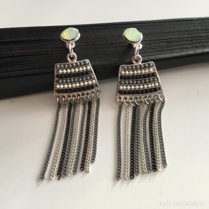 Joyeria: PENDIENTES DE METAL ESMALTADO Y CRISTAL - Foto 3