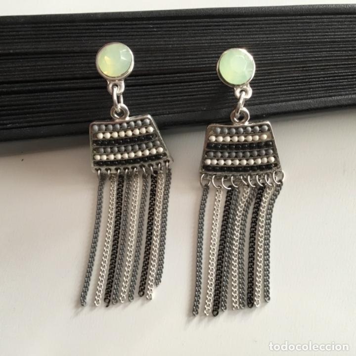 Joyeria: PENDIENTES DE METAL ESMALTADO Y CRISTAL - Foto 4