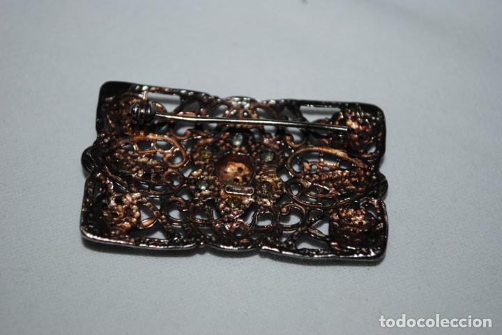 Joyeria: BROCHE DE PLATA CON PERLAS . - Foto 3