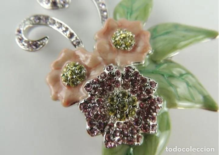 Joyeria: BROCHE METAL ESMALTADO 6,5 CM. - Foto 2
