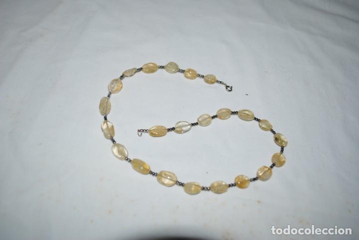 Joyeria: GARGANTILLA DE PLATA Y AMBAR . - Foto 2
