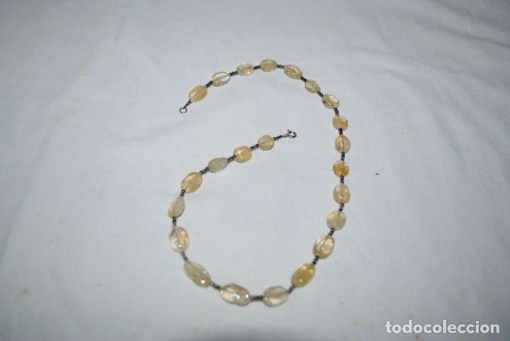Joyeria: GARGANTILLA DE PLATA Y AMBAR . - Foto 3