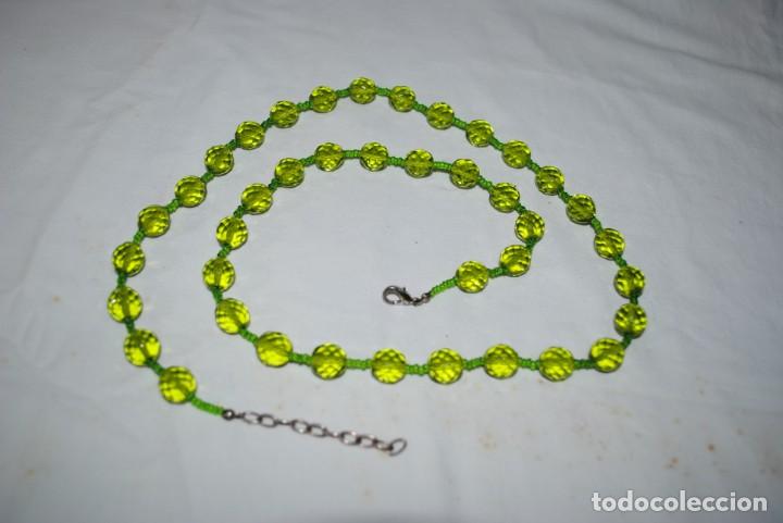 Joyeria: GARGANTILLA DE CRISTAL VERDES . - Foto 1