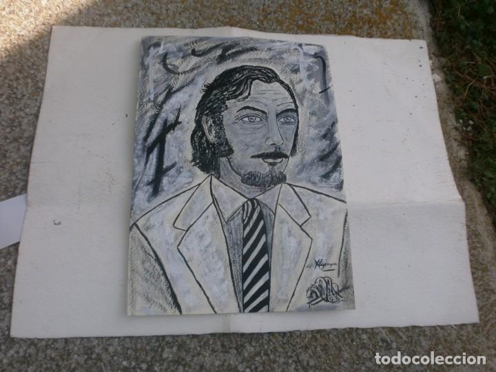 Gioielleria: Dibujo original cartulina X A Gongora Sandra Amelia G&oacute;ngora retrato medida 51 X 36 cm.